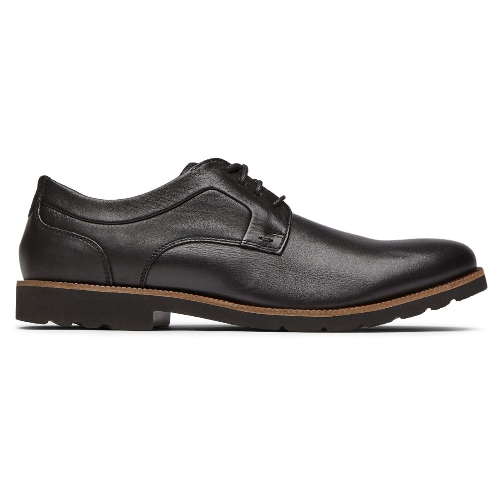 Rockport Canada Sharp & Ready 2 Plain Toe - Mens Oxfords Black (RSK594670)